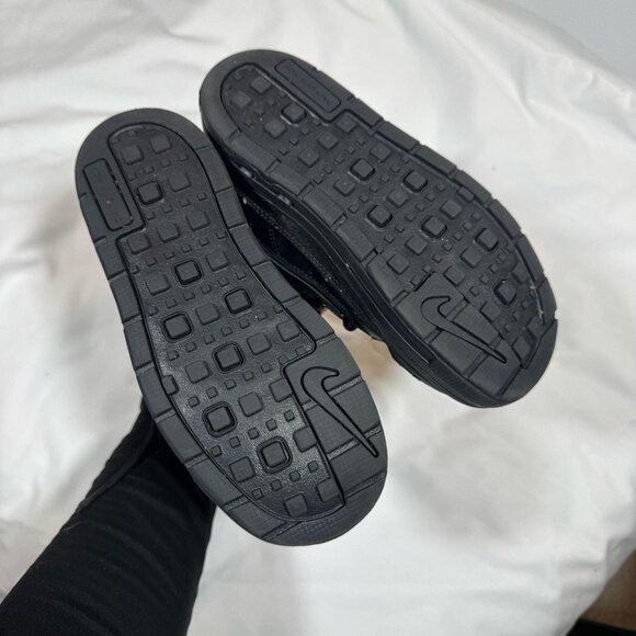 Nike Woodside High Top Lace Up Boys Kids Boots Black Sz 1Y Hiking Outdoor Comfy - Picture 5 of 9